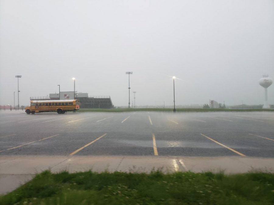 USD 394 is facing a shortage on bus drivers, which is forcing other district employees to transport students to events and activities.
